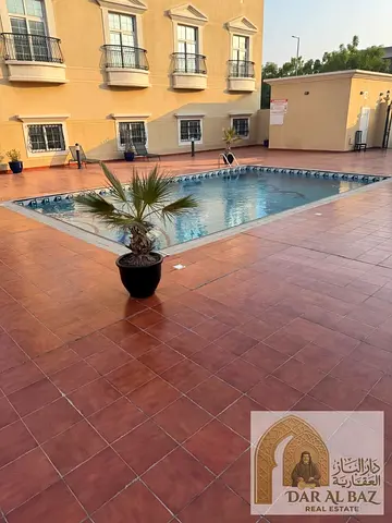 4BR Villa for Annual Rent in Al Nakhilat, Sharjah. Maid’s room, storage room, free gym and swimming pool, plus 2 parking spaces.