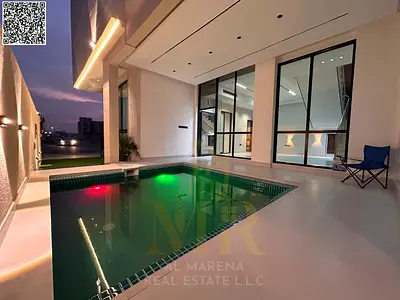 Luxury Villa ~ Al Bahia, Ajman | Two Floors + Roof | Private Pool | 4 Master Bedrooms | Price Includes Registration Fees
