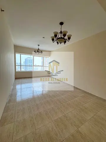A wonderful apartment for rent in Al-Taawun, featuring a room, a living room, a kitchen, and a bathroom.