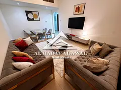 Two rooms and a living room in Al-Qasbaa, rent 5200 including internet, deposit 1000
