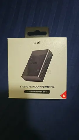 20000 mAh boAt Energyshroom PB400 Pro | Pocket Size, Compact Power Bank w/USB forsale