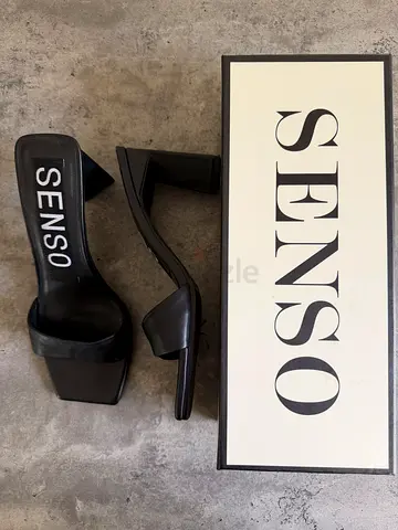 Senso heel mules sandals