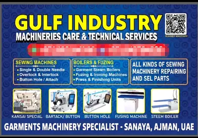 Industrial Sewing Machine Boiler Fusing Heat Transfer Machine Repair Services