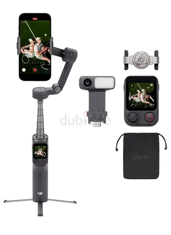 DJI Osmo Mobile p8 Handheld Gimbal with Remote and Accessories - Excellent Condition