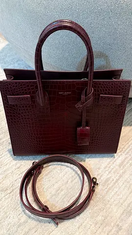 YSL SAC DE JOUR BABY -CROCODILE EMBOSSED