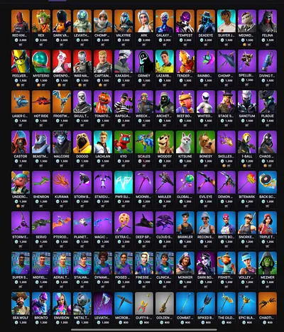 Stacked Fortnite account