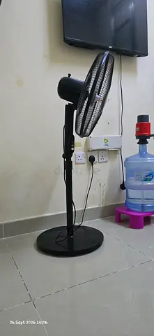 Adjustable Height Pedestal Fan - Good Working Condition