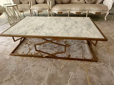 Marble gold living room coffee table brand 2XL