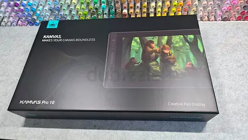 HUION Kamvas Pro 16 Drawing Tablet – Flawless Condition + Original Box