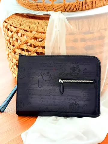 *BERULTI* Nino TGM Clutch Venezia Calf Leather *VIP QUALITY*