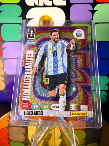 2026 Panini Adrenalyn XL FIFA World Cup Lionel Messi Limited Edition Holo Argentina