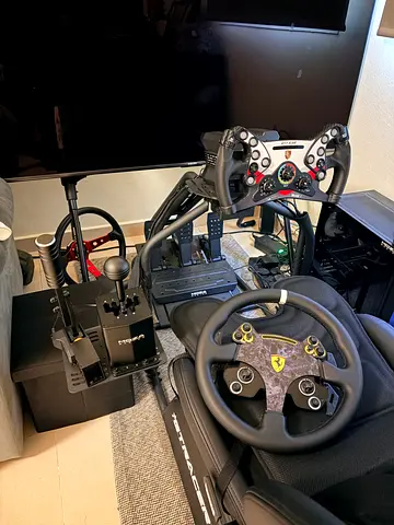 Moza Sim racing set up, high spec, 3 wheels