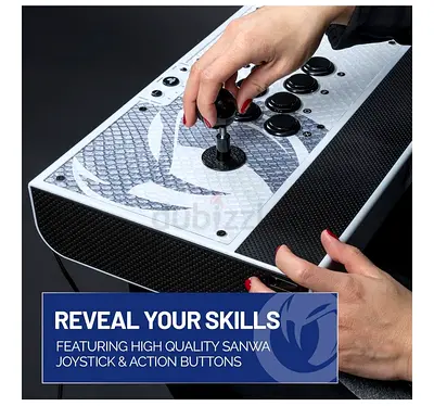 NACON Daija Arcade Fight Stick Officially Licensed for PlayStation PS5, PS4 and Windows 10 | 11 PC