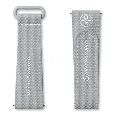 Moonswatch Grey / Grey Rubber Strap