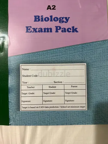 A2 Biology Exam Pack Past Papers A Level 2019-2023