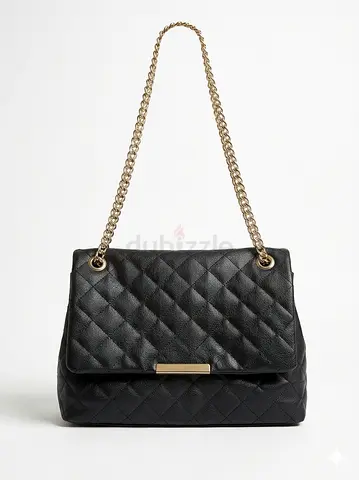 Black Chain Shoulder Bag