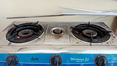 steel gas stove