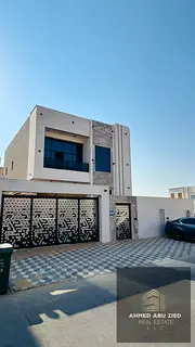 Villa for annual rent in the Al Yasmeen area of ​​Ajman. It features 3 master bedrooms, a living