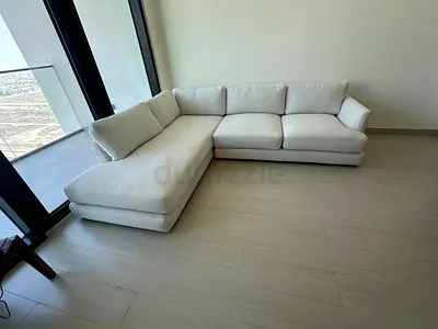 Stylish Sofa From West Elm Haven L Shape Sofa Beige Like new Condition