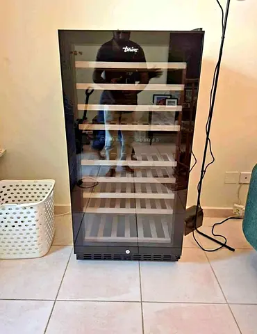 Terim wine fridge dual temperature 72 bottles slightly used
