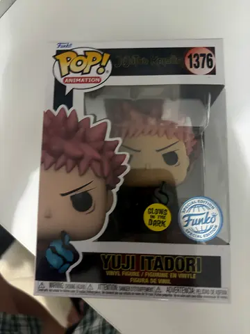 Funko Pop! Anime Yuji Itadori (Glow-in-the-Dark) - Sealed Box