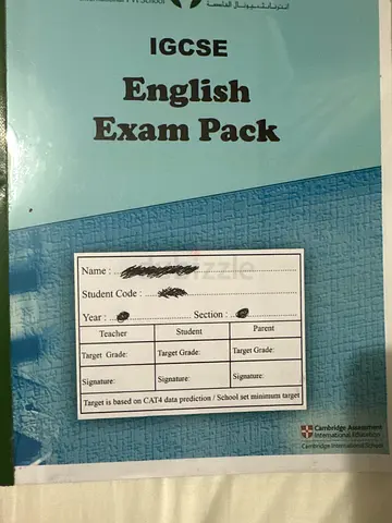 IGCSE English Exam Pack - practice past papers and materials