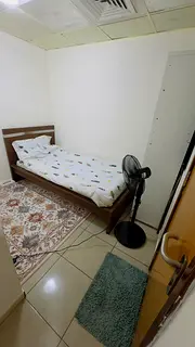 Maid room with attached bathroom in Qasmia, near dubai-sharjah bus stop