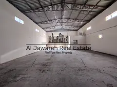 Warehouse for rent in Umm Al Quwain, 2,535 sq ft with a workers' room, bathroom, kitchen, and 25 kW.