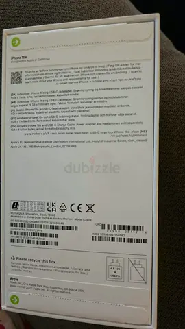 Iphone 16e 128GB sealed pack Black
