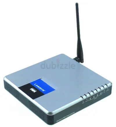 Linksys Wireless ADSL Router with External Antenna - Good Working Condition - LINKSYS - WAG 200G -