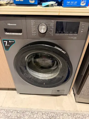 Hisense 7kg Front Load Washing Machine - Grey, Excellent Condition
