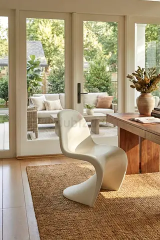 White Verner Panton Chair - Original AED525
