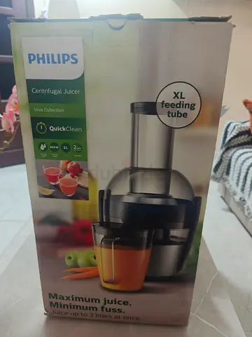 Philips Viva Centrifugal Juicer (XL feeding tube) - Boxed, unused condition