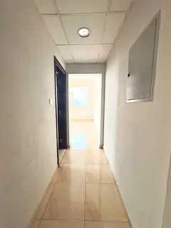 Spacious 1BHK apartment available for yearly Rent-35K with Parking ,full family building,near al nah