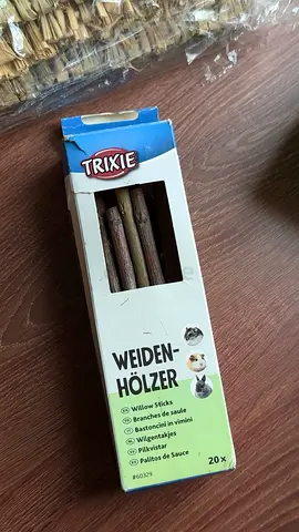 Natural willow chew sticks for rabbits