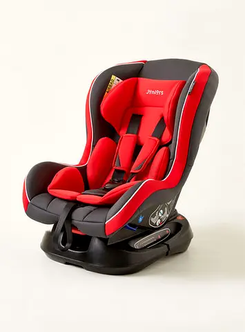 Juniors Convertible Baby Car Seat Red and Grey