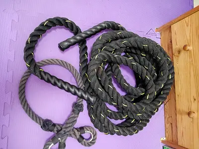 Used Heavy Battle Rope Set for Home Gym (Good Condition)