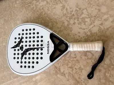 Nossa Core White Padel Racket — Good Condition, Ready to Play