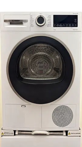 Bosch Series 4 Condenser Dryer - 9 kg, White, Good Working Condition