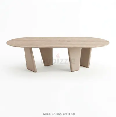 Stone dining table - 270x120x75