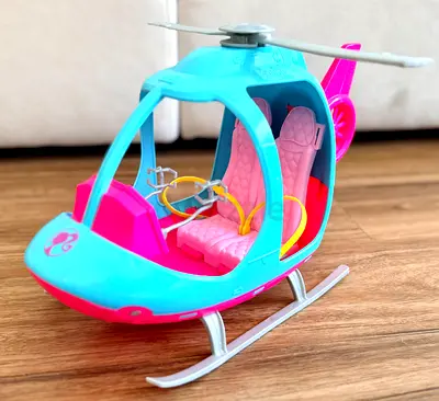 Barbie Small helicopter pink & blue