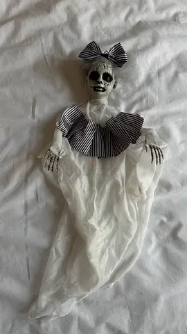 Halloween ghost clown hanging decoration - used