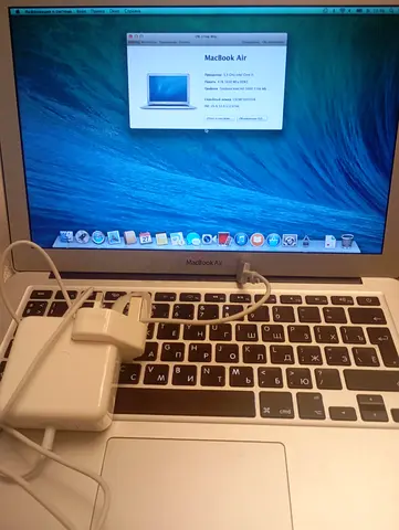 Apple MacBook air (1 model) - Silver, Used, Good Condition. 2009 year. Charger not original.All work
