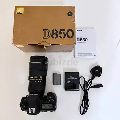 Nikon D850 + 24-70mm f/2.8E ED VR + BATTERY +CHARGER – FOR SALE