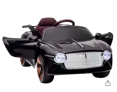 Kids Ride-on Car With Remote Control 12V - Black ( 2 - 6 Years) - Brand New