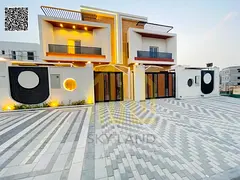 For rent in Al Helio 2, Ajman: A villa featuring four master bedrooms, a living area, and a spacious