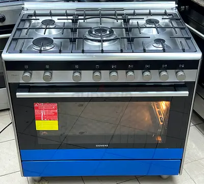 Siemens five burner full gas cooker size 90by60cm
