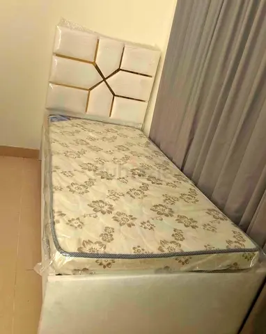 BRAND NEW SINGLE LUXURY BED WITH MATTRESS FOR SALE