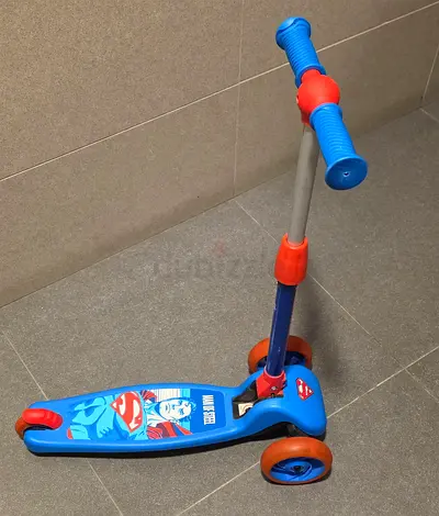 Spartan Superman Printed Folding Scooter