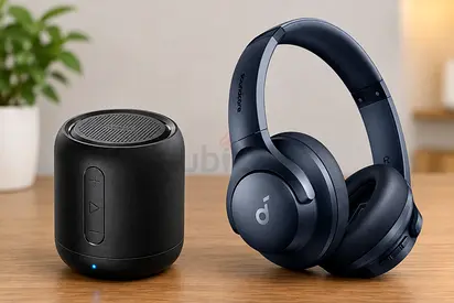 Soundcore Q20i Hybrid ANC Foldable Headphones & Soundcore mini